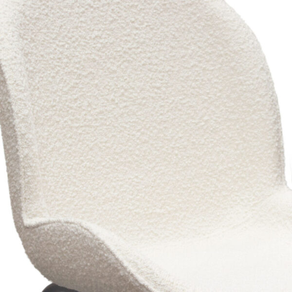 Ivory Boucle Session Dining Chair By Diamond Sofa 14
