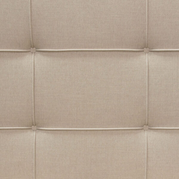 Sand Fabric Beverly Platform Bed w/ Footboard Storage By Diamond Sofa 18