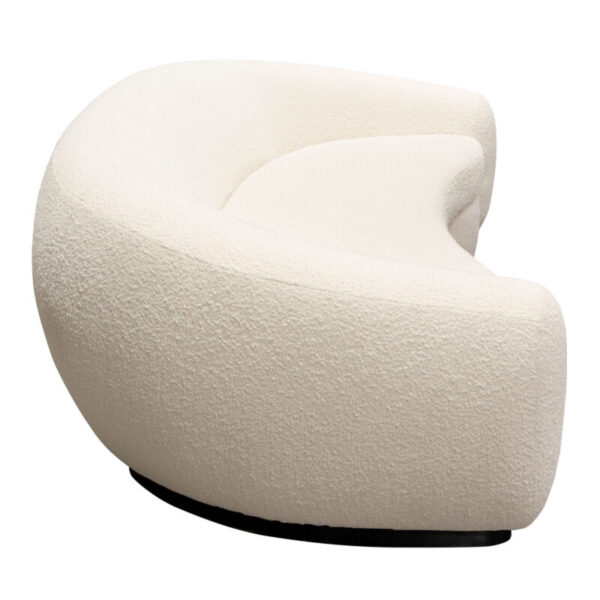 Pascal Bone Boucle Sofa By Diamond Sofa 13