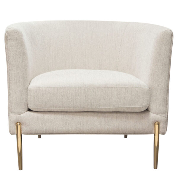 Light Cream Lane Curve back Chair By Diamond Sofa 10