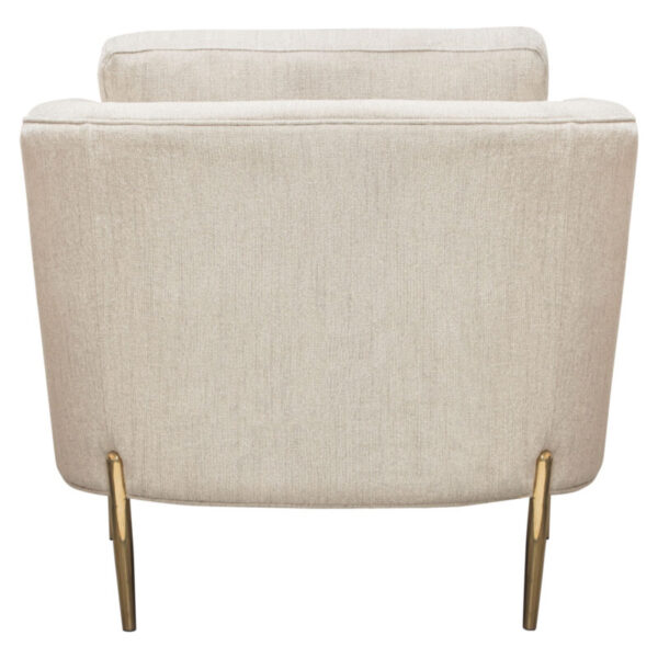 Light Cream Lane Curve back Chair By Diamond Sofa 11