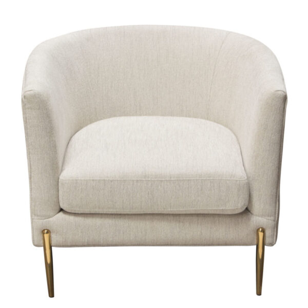 Light Cream Lane Curve back Chair By Diamond Sofa 12