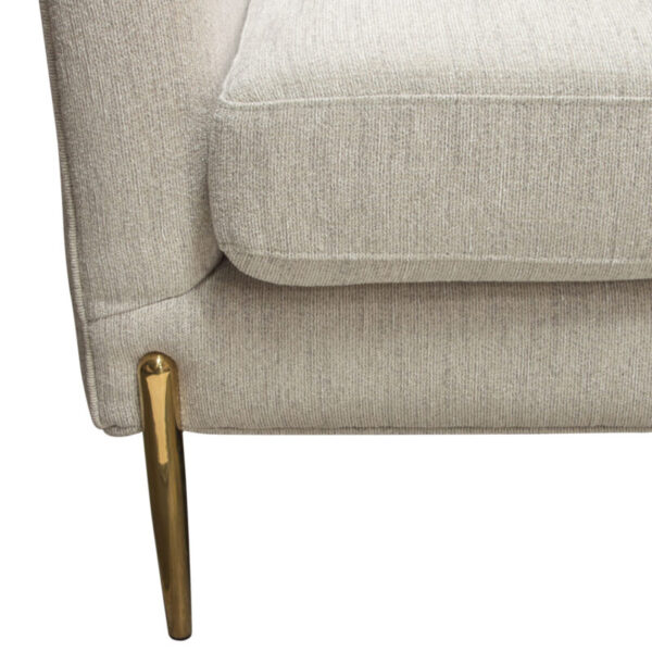 Light Cream Lane Curve back Chair By Diamond Sofa 14