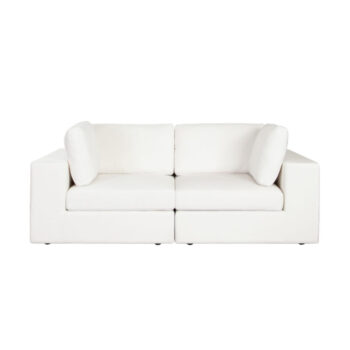 Mist white Muse lake Sofa By Diamond Sofa