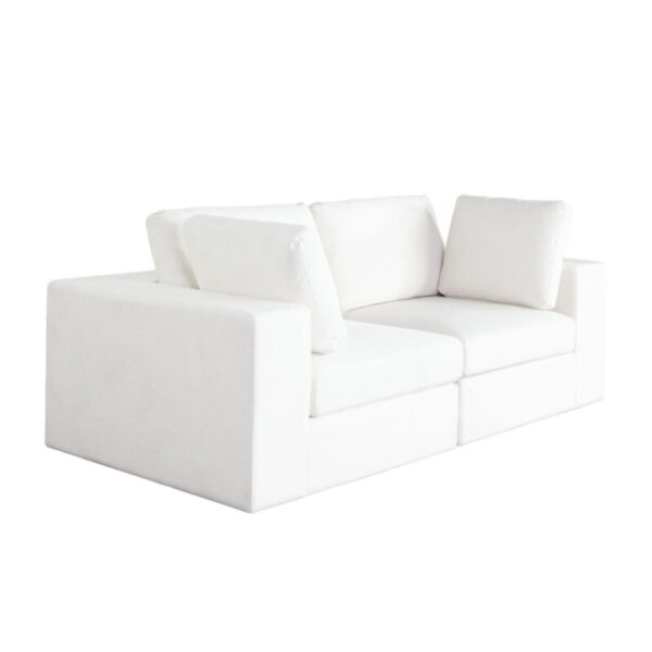 Mist white Muse lake Sofa By Diamond Sofa 8