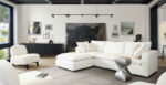 Ivy Reversible 4PC Sectional White Faux Shearling By Diamond Sofa 13