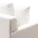 White linen Seattle Sofa By Diamond Sofa 16