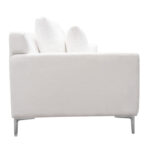 White linen Seattle Sofa By Diamond Sofa 17