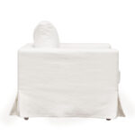 White Linen Savannah Chair By Diamond Sofa 15