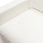 White Linen Savannah Chair By Diamond Sofa 17