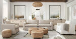 Sand Linen Savannah Sofa By Diamond Sofa 19