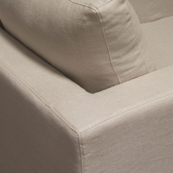 Sand Linen Savannah Chair By Diamond Sofa 12