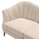 Gold Base Ava Sand Linen Sofa By Diamond Sofa 19