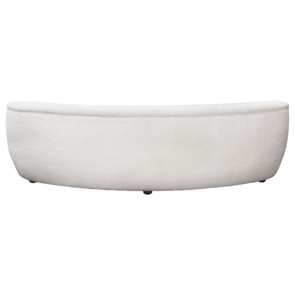 White Faux Sheepskin Simone Swivel Chair By Diamond Sofa 13