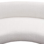 White Faux Sheepskin Simone Swivel Chair By Diamond Sofa 23