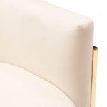 Gold Cream Velvet Pandora Chair By Diamond Sofa 20
