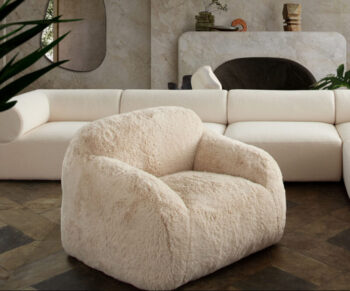 Yak Sand Dawson Accent Chair by Diamond Sofa