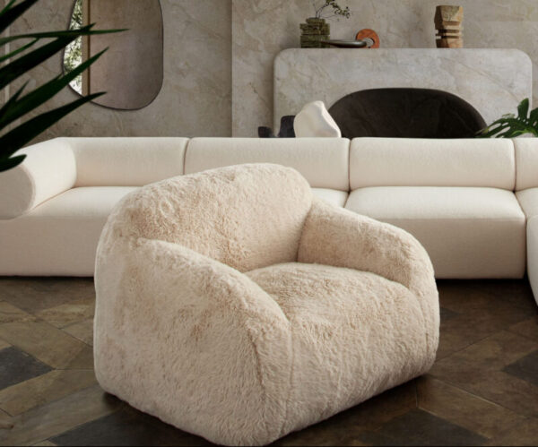 Yak Sand Dawson Accent Chair by Diamond Sofa 4
