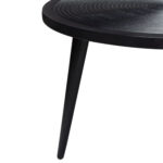 Black Vortex Round Cocktail Table By Diamond Sofa 19