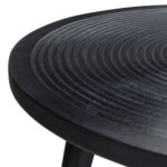 Black Vortex Round Cocktail Table By Diamond Sofa 18