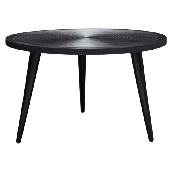Black Vortex Round Cocktail Table By Diamond Sofa 10