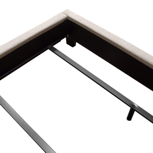 Sand Fabric Madison Avenue Low Profile Bed By Diamond Sofa 12