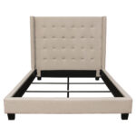 Sand Fabric Madison Avenue Low Profile Bed By Diamond Sofa Luxury Bedroom Furniture Mobilia Cleopatra 16 Sand Fabric Madison Avenue Low Profile Bed By Diamond Sofa 16