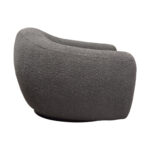 Charcoal Boucle Pascal Swivel Chair By Diamond Sofa 15