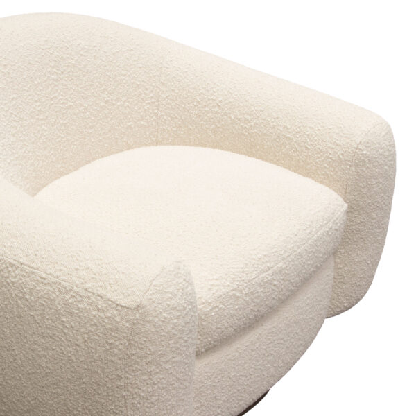 Bone Boucle Pascal Swivel Chair By Diamond Sofa 13