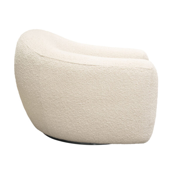 Bone Boucle Pascal Swivel Chair By Diamond Sofa 11