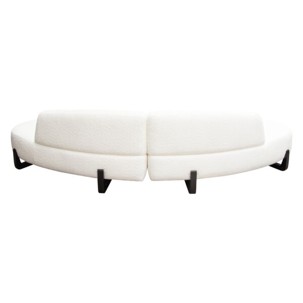 Faux White Shearling Vesper 2PC Modular by Diamond Sofa 12