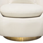 Light Cream Celine Swivel Chair By Diamond Sofa 17