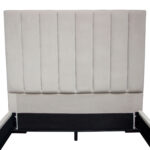 Light Gray Velvet Venus Low Profile Bed By Diamond Sofa Luxury Bedroom Furniture Mobilia Cleopatra 21 Light Gray Velvet Venus Low Profile Bed By Diamond Sofa 21