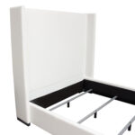 White Linen Low Profile Bed By Seattle By Diamond Sofa 16
