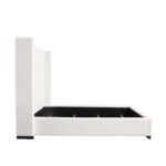 White Linen Low Profile Bed By Seattle By Diamond Sofa 15