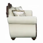 Pierce Sofa with 5 Pillows in Beige Fabric By ACME - Image 3