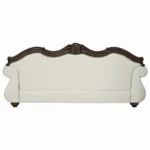 Pierce Sofa with 5 Pillows in Beige Fabric By ACME - Image 4