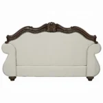 Pierce Loveseat with 3 Pillows in Beige Fabric By ACME - Image 4