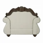 Pierce Chair with Pillow in Beige Fabric By ACME - Image 4