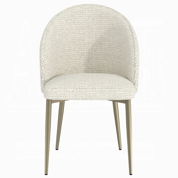Cora White Fabric Side Chair DN04297 By ACME 11