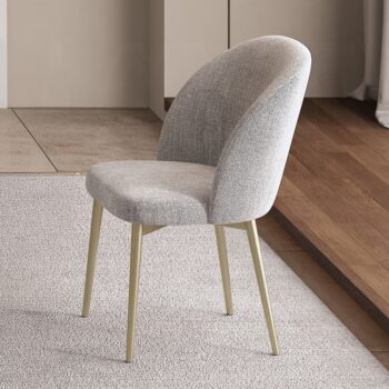 Cora Champange Fabric Side Chair DN04296 By ACME