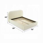 Arden Beige Fabric Bed BD03910F By ACME 19