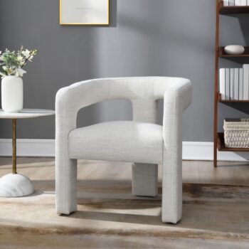 Lomas Beige Boucle Side Chair DN02697 By ACME