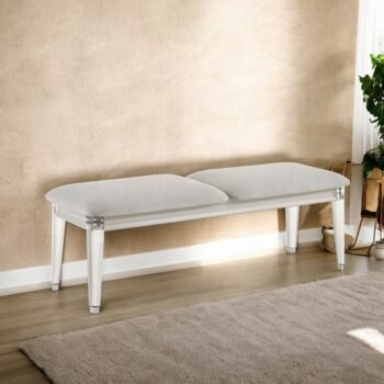 Laveda Gray Boucle Bench BD03797 By ACME