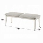 Laveda Gray Boucle Bench BD03797 By ACME 10
