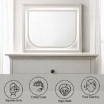 Laveda Pearl White Mirror with LED BD03794 By ACME 19