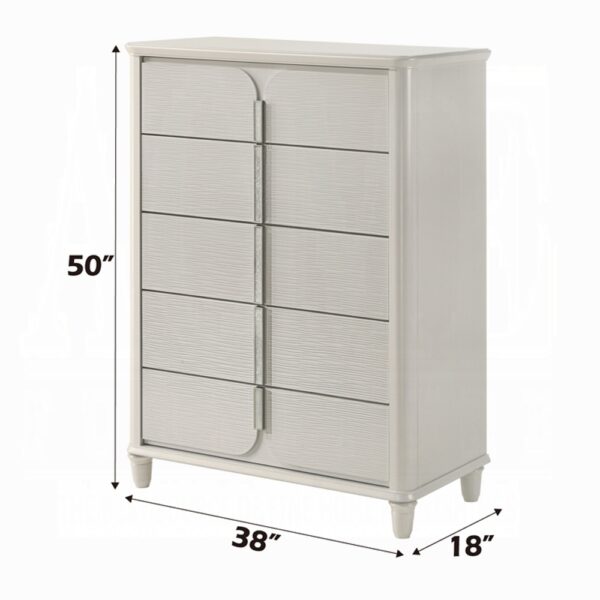 Laveda Pearl White Chest BD03796 By ACME 11