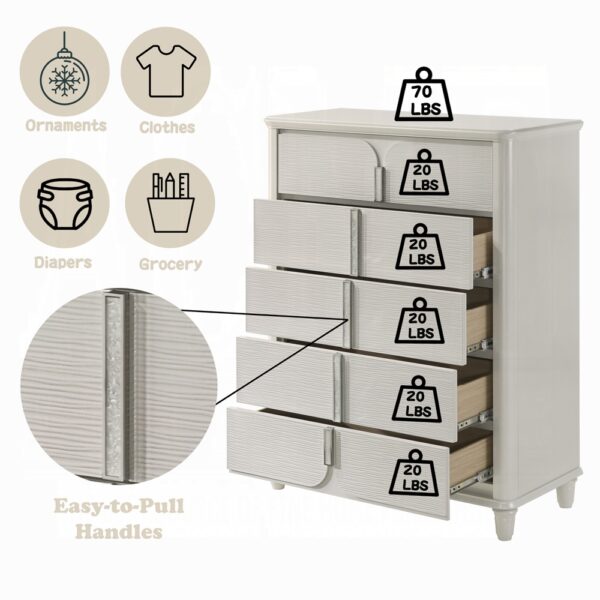 Laveda Pearl White Chest BD03796 By ACME 12
