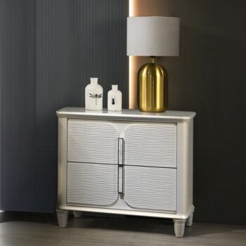 Laveda Pearl White Nightstand BD03793 By ACME