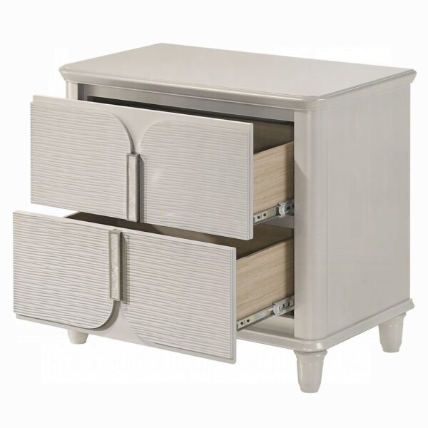 Laveda Pearl White Nightstand BD03793 By ACME 13